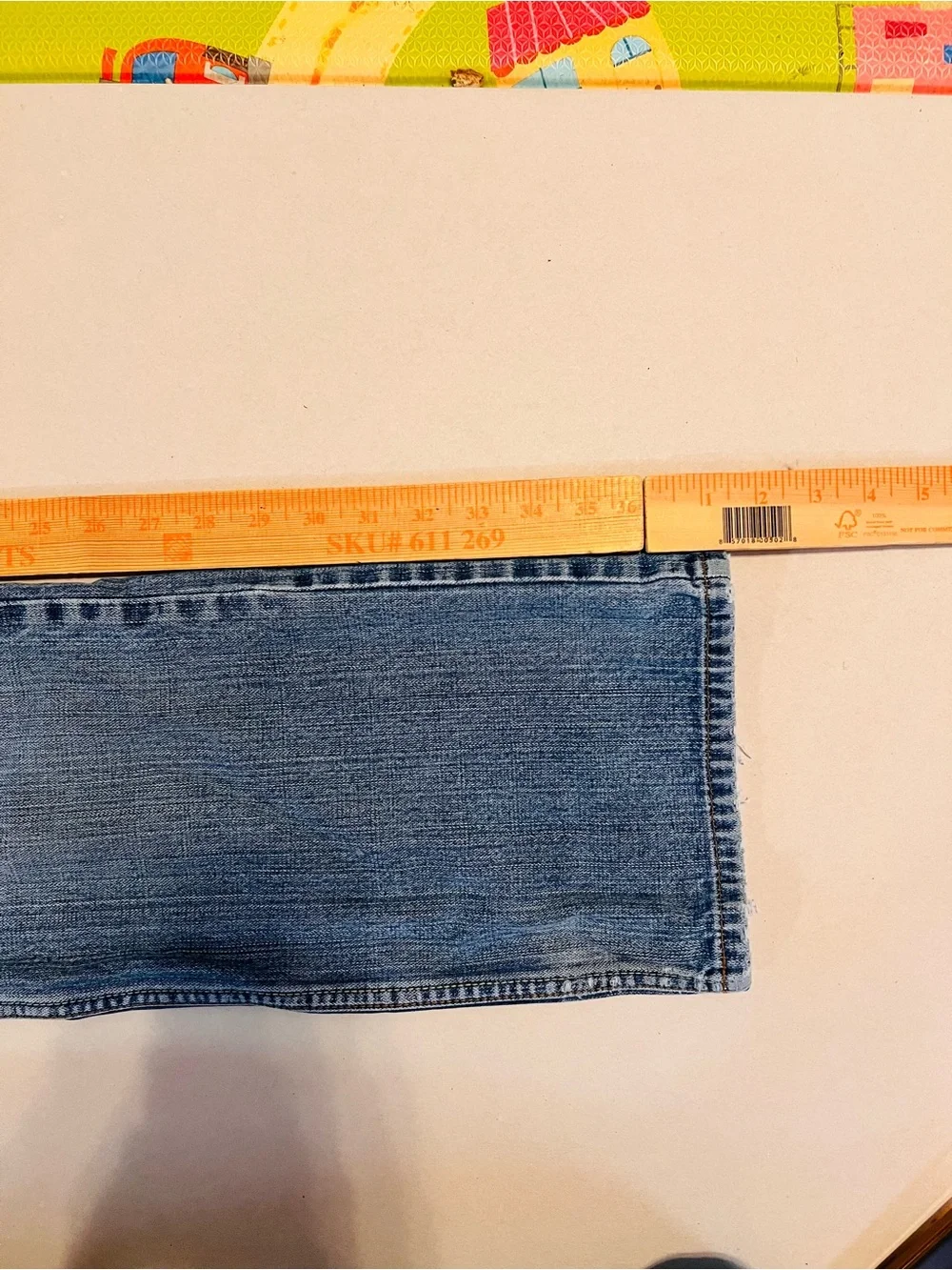 Classic Men's Blue Denim Jeans